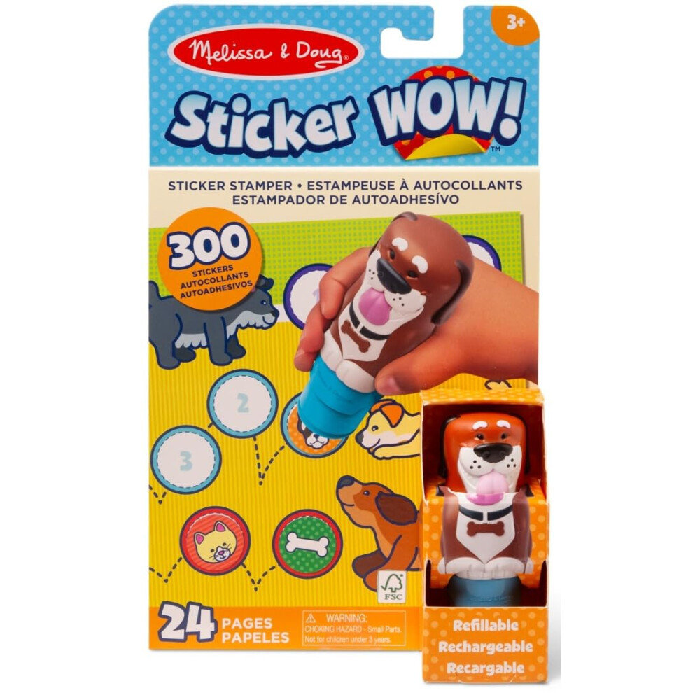 Melissa & Doug Sticker Wow! Sticker Stamper & Activity Pad - Dog
