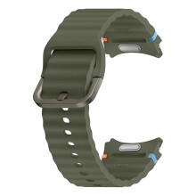SAMSUNG Galaxy Watch 7 6 5 Serie 4 Cinturino sportivo in gomma per smartwatch Cinturino di ricambio per uomo e donna Attacco con un clic Piccolo/