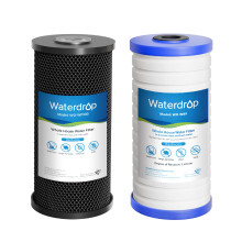 Vanddr?be hele huset Vandfilter Kulfilter Reducer klorsmag og lugt Patronudskiftning til GE GXWH40L FXHTC Ispring Culligan RFC-BBSA Whirlpool Enh