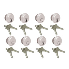 Pacific Doorware Geschäftstür Zylinderschloss mit Adams Rite Cam (Aluminium, 8)