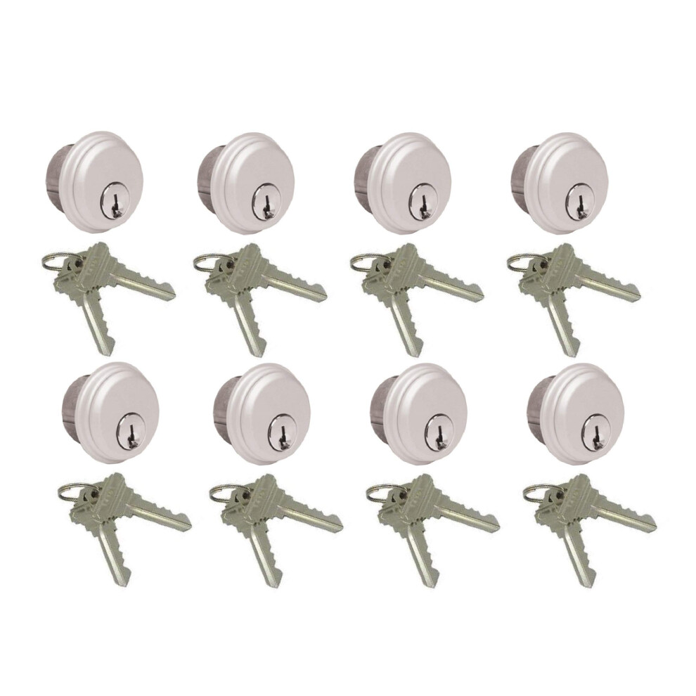 Pacific Doorware Storefront Door Keyed Mortise Lock Cylinder Adams Rite Cam (Aluminum 8) 810043231442