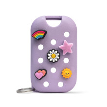 Touchland x Crocs tui brume en dition limite 1 Fl. Fl. once. Accessoire lgant de spray dsinfectant pour les mains avec 5 breloques Jibbi