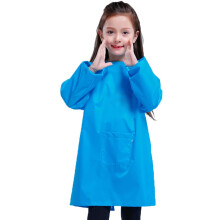 Huahui Kids Art Smock Vandt?t maleforkl?de til f?rskoledrenge, der spiser b?rnehavebl?