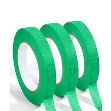 Mr. Pen- Nastro per mascheratura verde largo 0,6 pollici 50 metri/rotolo 3 rotoli Nastro per pittori verde