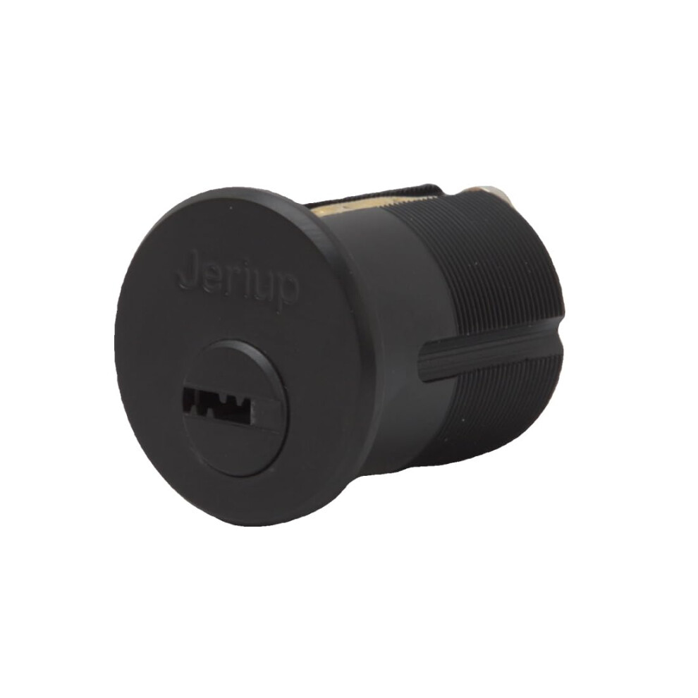 Jeriup 1.5"""" Oil Rubbed Bronze Mortise Lock: Cylinder Lock Core With Dimple Keyway Indoor/Outdoor Use Door Replacement With 5 Keys 6975200570889