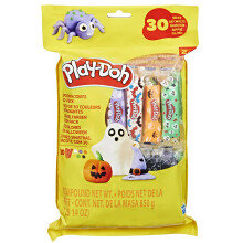 PLAY-DOH Paquet de 30 btonnets de 1 once de couleurs effrayantes emballs individuellement pour des bonbons ou des friandises d'Halloween ou des