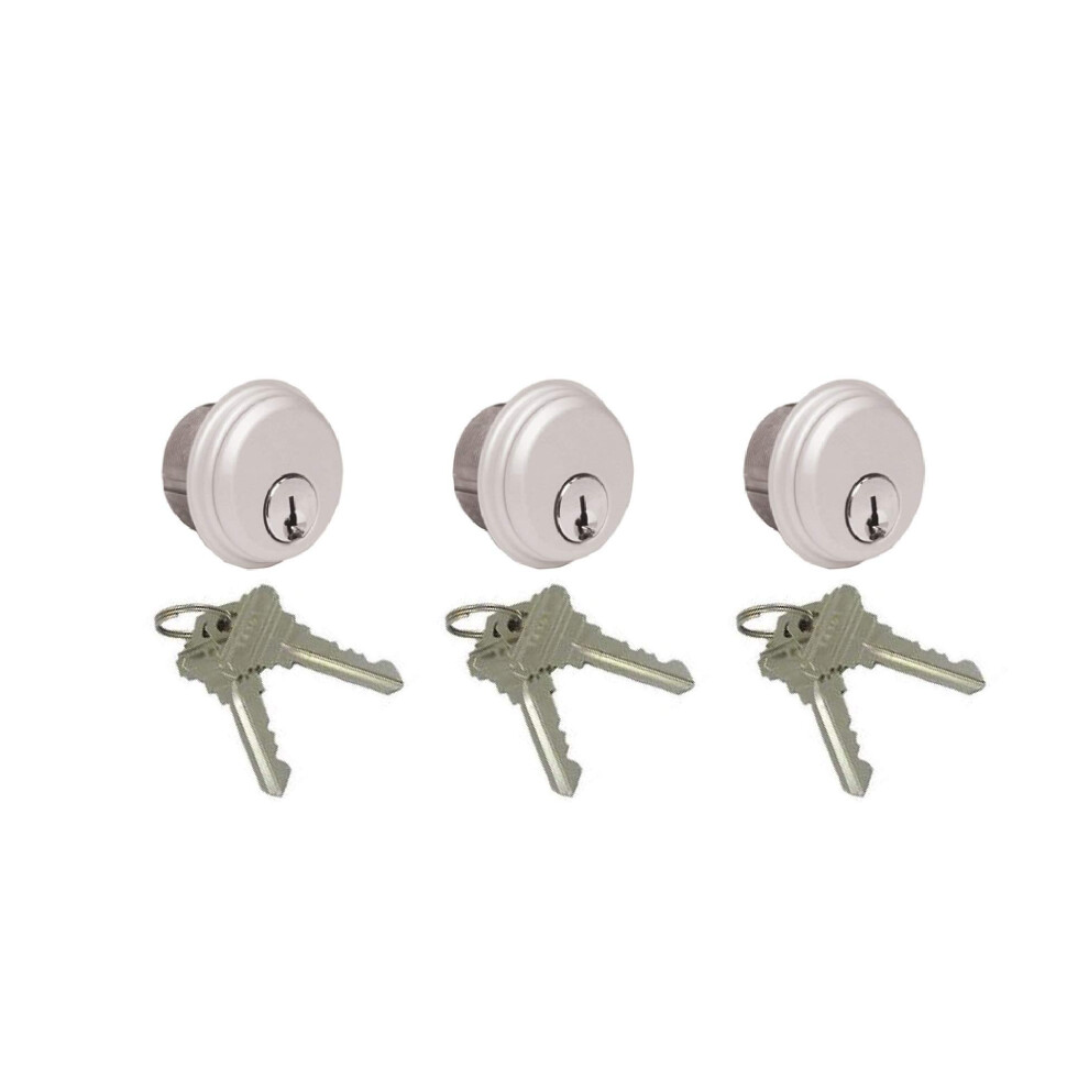 Pacific Doorware Storefront Door Keyed Mortise Lock Cylinder Adams Rite Cam (Aluminum 3) 810043231541