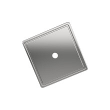 Amerock Thoreau BP3760026 - Perilla cuadrada de cromo pulido para gabinete (1-9/16 pulgadas (40 mm) de longitud)