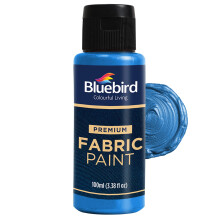 BLUEBIRD Peinture pour tissu Bleu nuit 3,4 Fl Oz Peintures permanentes pour tissus pour vtements, meubles et tissus d'ameublement