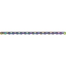 Catena SRAM RED Flattop - 12 velocit? 114 maglie Flattop PowerLock Rainbow