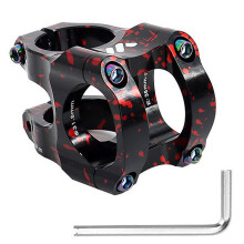 OSAGIE Attacco manubrio MTB in lega di alluminio Attacco manubrio mountain bike per manubrio da 28,6 mm (1-1/8"") di bici da strada MTB BMX ciclis