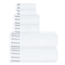 MALLONI HOME Ultraweiches 6er-Pack Baumwollhandtuch-Set enthlt 2 Badetcher 28 x 55 Zoll, 2 Handtcher 16 x 24 Zoll und 2 Waschlappen 12 x 12 Zo