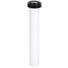 White Concealed Toilet Water Tank Straight Flush Pipe Lengthened Flushing Tube Accessory For Wall Drain Bathroom