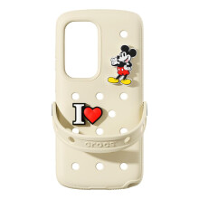 Custodia per telefono Samsung Crocs per Galaxy S25 Ultra antiurto beige (GP-FPS938SBAUW)