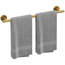 Brushed Gold Towel Bar 24 Inch Towel Rack for Bathroom Wall-Mounted SUS304 Stainless Steel Total Length 26 Inch