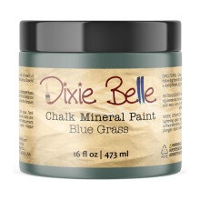 Dixie Belle Paint Company Chalk Finish -huonekalumaali - sininen ruoho (16oz) - mattapintainen tyyliks liitumineraali tee-se-itse-huonekalumaali