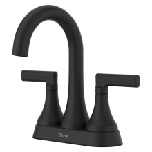 Rubinetto da bagno Pfister Vedra a 2 maniglie 4"""" Centerset in nero opaco