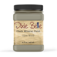 Dixie Belle Paint Company Chalk Finish -huonekalumaali - oliivipuu (32 unssia) - mattapintainen tyyliks liitumineraali DIY-huonekalumaali
