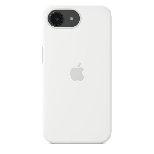 Apple Apple iPhone 16e Siliconen Hoesje - Wit 1