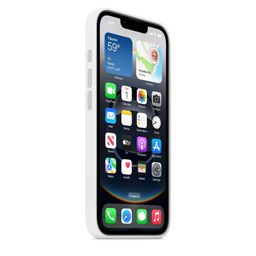 Apple Apple iPhone 16e Siliconen Hoesje - Wit 2