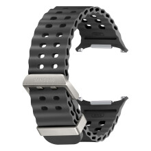 Cinturino di ricambio per smartwatch SAMSUNG Galaxy Watch Ultra Marine Band per uomo e donna Attacco con un clic ET-SNL70MBEGUJ Grigio scuro
