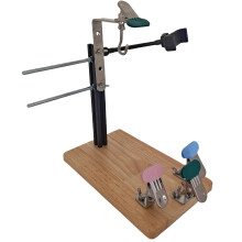 ZZOFSWORM Plantilla de pulsera de madera ajustable y soporte para hilo con soporte para telfono 6 en 1 Paracord Jig fabricante de pulseras para