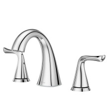 Pfister Willa grifo para lavabo de baρo, 8 pulgadas, 2 manijas, 3 orificios, acabado en cromo pulido LF049MALCC