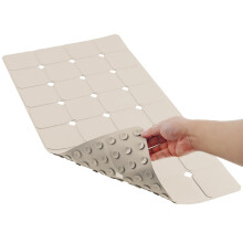 Neklouzav podloka pod vanu 15"" x 28"""" silikonov skldac podloka do vany se silnmi prsavkami a velkmi odtokovmi otvory Odoln a ekologick pr