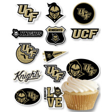 Dcorations de cupcakes de l'Universit de Floride centrale, fournitures de fte pour dcorations de fte d'anniversaire de football UCF (24 pic