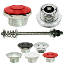 Loquets bouton-poussoir rouge 1,00"""""""" srie Pro et goujon de 4"""""""" FABRIQUS AUX TATS-UNIS