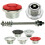 Drukknopsluitingen Rood 1,00"""""""" Pro Series & 4"""""""" Stud USA MADE 1