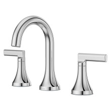 Rubinetto da bagno diffuso Pfister Vedra a 2 maniglie da 8"" in cromo lucido