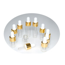 Hustar Kleine Druppelflesje 1 ml + 2 ml + 3 ml + 4 ml + 5 ml 10 Stuks Mini Glazen Monster Druppelflesjes voor Reizen Vloeistoffen tiny