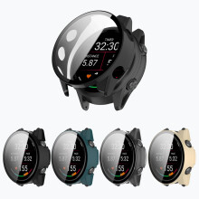 Qaerre [4-pak] Etui ochronne na ekran Forerunner 570 Zgodne z zegarkiem Garmin Forerunner 570 42 mm Running SmartWatch Twarda obudowa komputera PC Os