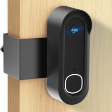Tyverisikring d?rklokkemontering kompatibel med Arlo videod?rklokke 2K/HD (2. generation) Nem installation No-Drill D?rmontering D?kselholder Til