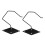 2pcs Sturdy Foldable Banana Hook For Cabinet Space Saving 1