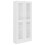 VidaXL vidaXL Vitrine Cabinet White Engineered Wood Book Storage Bookcase Sideboard 1