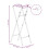 VidaXL vidaXL Folding Bar Table Legs Silver Galvanised Steel Folding Bistro Table Leg 3