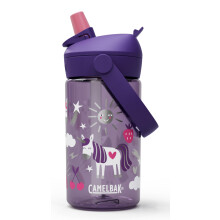(unicorn party) Camelbak THRIVE flip straw Kids water bottle 400ml spill proof flip flask