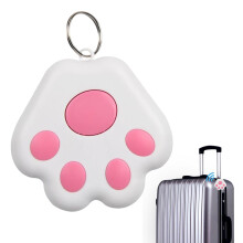 Anti Lost Tracking Device Waterproof Pet Tracker Cat Claw Shape No Monthly Fee App Locator Pink Portable