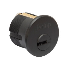 Jeriup Insteekcilinder Deurslot Olie Gewreven Brons Messing 1-1/8"""" Dimple Keyway Binnen- en buitengebruik Deurvervangingsslot met 5 sleutels
