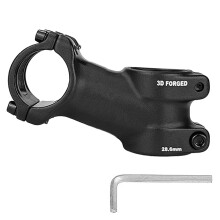 OSAGIE Cykelstamme MTB-stamme af aluminiumslegering Mountainbikestamme til 28,6 mm (1-1/8"""") styr p? cykelcykelcykel MTB BMX-cykling (sort 35 31,