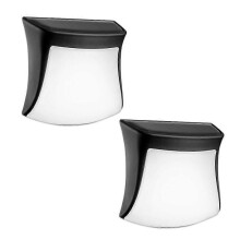 (style2946) 2pcs solar light outdoor courtyard fence fence household garden decoration waterproof solar light