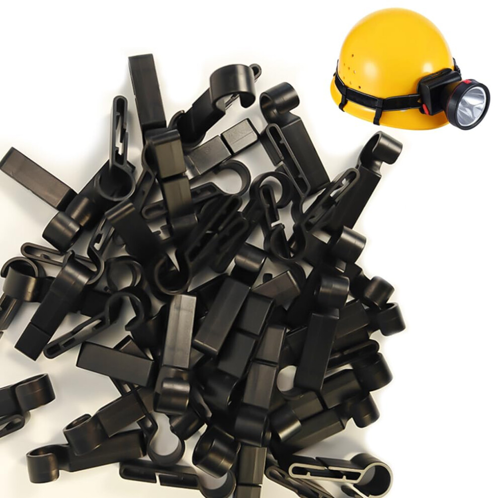 Headlamp Clips Hook Hard Hat Light Clips Hardhat Headlamp Accessory (100) 709450805721