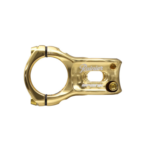 Spank X Rainier Split 35 Potence 40 mm Or avec capuchon dor dition 2025 1