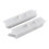 Brixwell Snap-in Tilt Latch, Left & Right Pair, Plastic, White, 2-21/32" Length 1