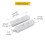 Brixwell Snap-in Tilt Latch, Left & Right Pair, Plastic, White, 2-21/32" Length 2