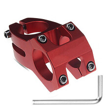 OSAGIE Cykelstang MTB-stamme af aluminiumslegering Mountainbikestamme til 28,6 mm (1-1/8"""") styr p? cykel-landevejscykel MTB BMX-cykling (r?d 0 3