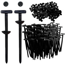 120 STKS Nylon Universele Kabelbinder Gesp Zware Ritssluitingen voor Auto Automotive Ritssluitingen Push Pin Clip Auto Dagelijkse Reparatie Snap-Fit