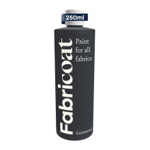 Fabricoat - Fabric Paint for Furniture - 8.5oz / 250ml Gunmetal - Restore or Change the Color of Couches Chairs Upholstery Soft Furnishings Car I